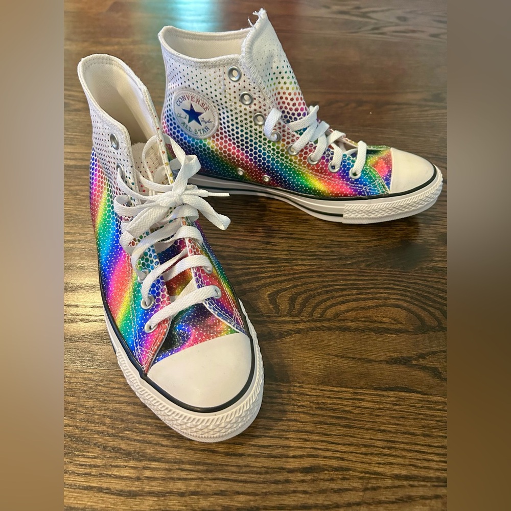 Converse Rainbow High-Top Sneakers